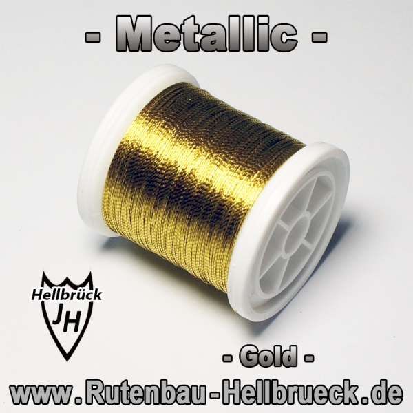 Bindegarn Metallic - Stärke: -C- Farbe: Gold / Messing